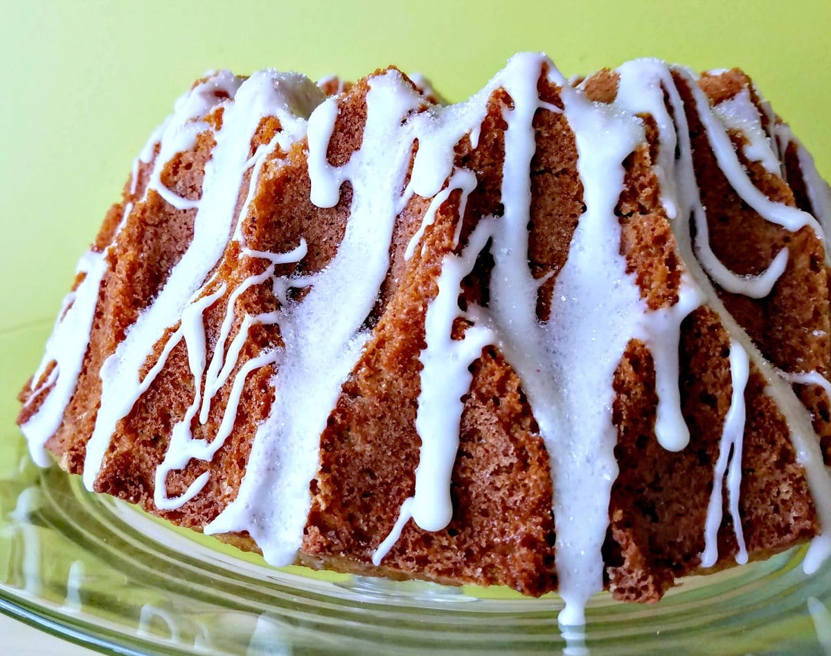 Double Ginger Bundt Cake with Ginger Drizzle