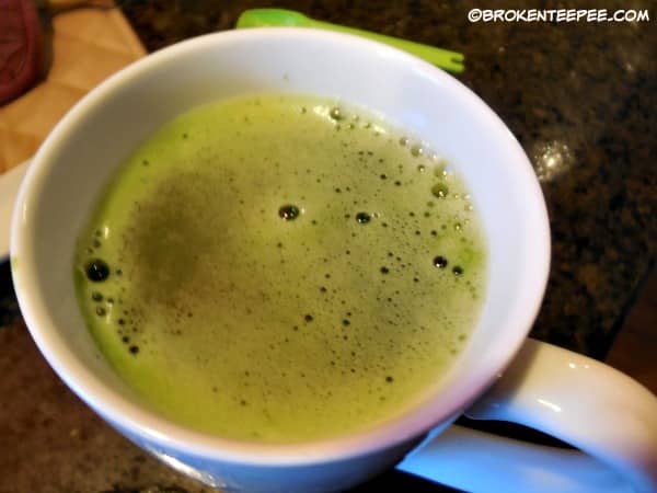 prepared ceremonial grade matcha tea, Ceremonial Grade Matcha Tea from Midori Spring, matcha tea, #sponsored