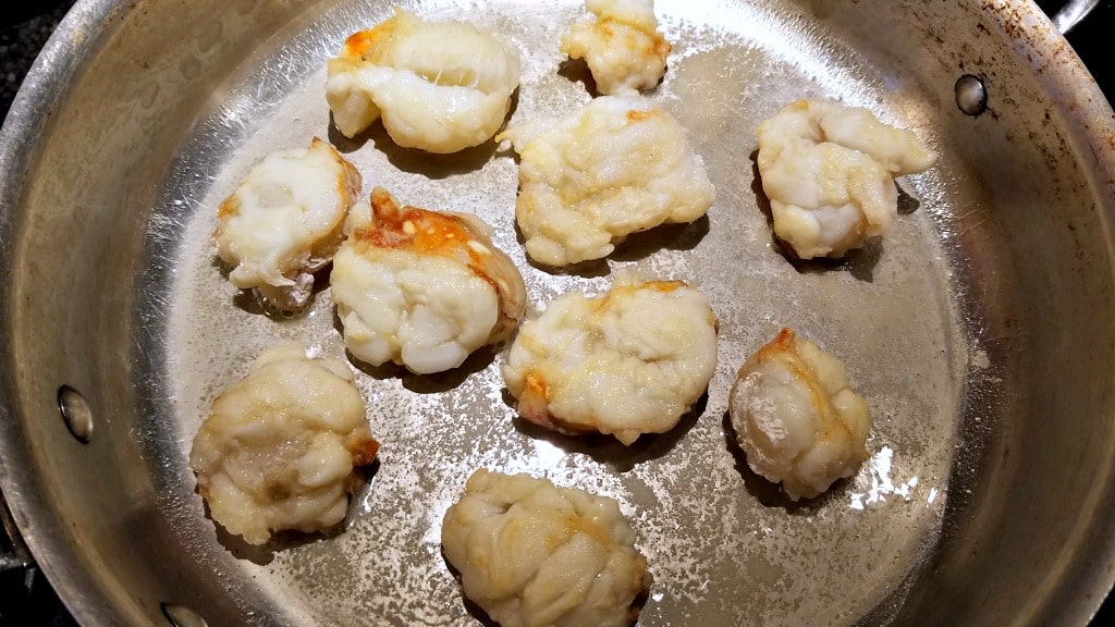 lobster picatta style, simple lobster recipe, weeknight lobster recipe