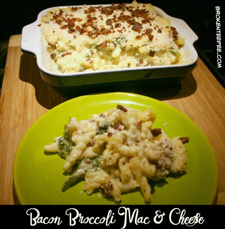 bacon broccoli mac and cheese, leftovers recipe