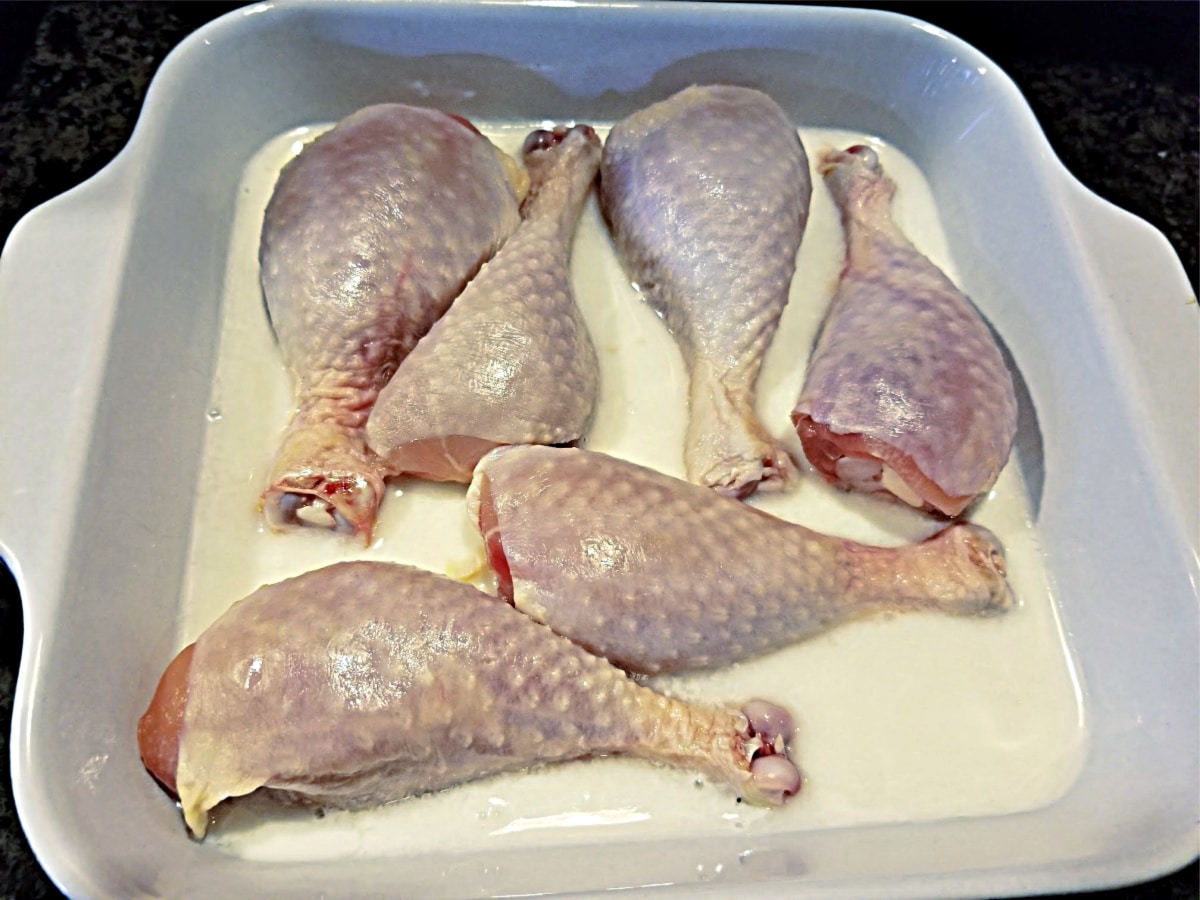marinate the chicken legs