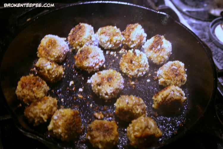 Onion Soup with Cheesy Meatballs, Jarlsberg Cheese, #ad