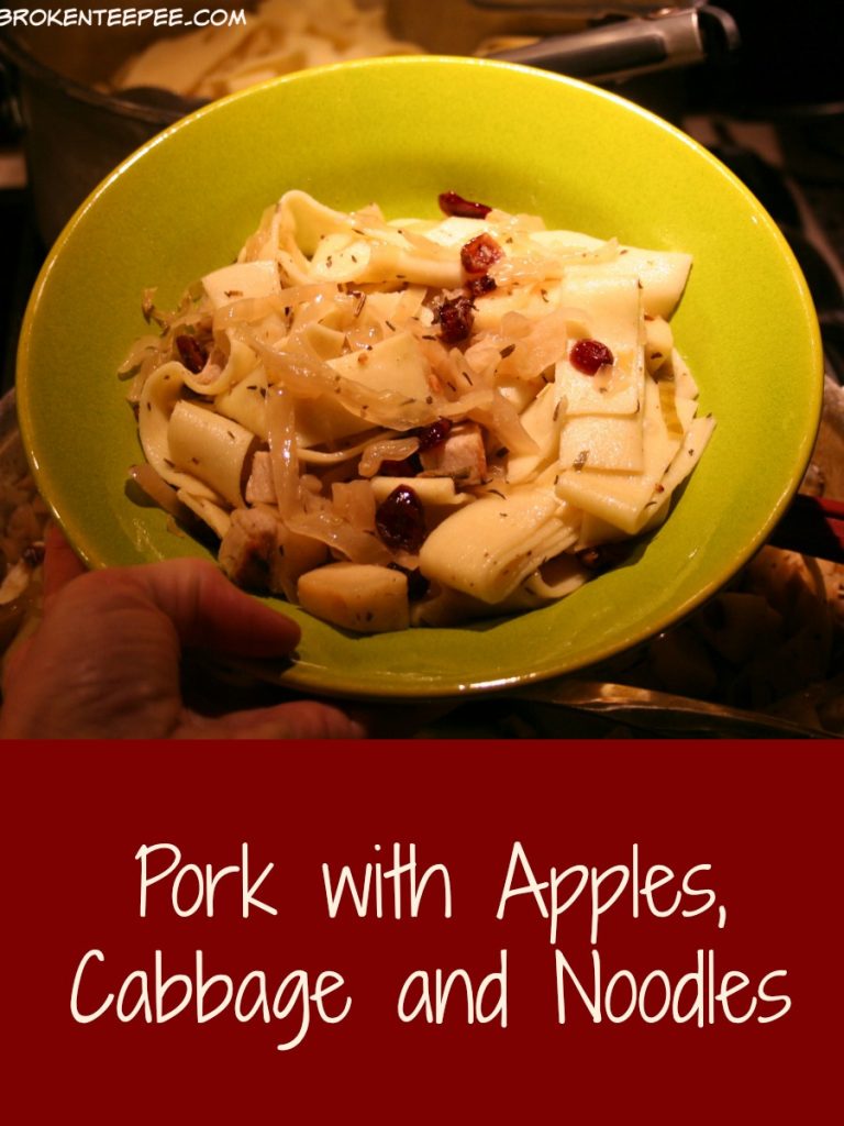 Raw Spice Bar, Raw Spice Bar Review, Pork with Apples, Cabbage and Noodles, #sponsored