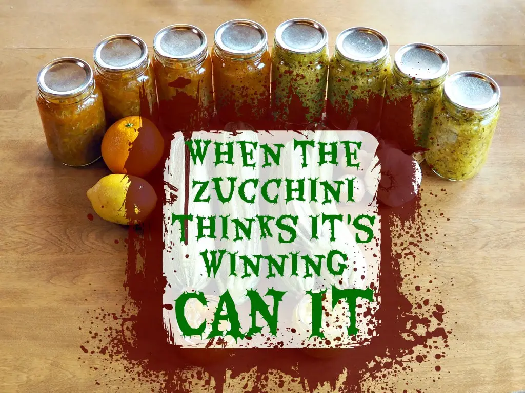 Recipes for Canning Zucchini Part II: How to Deal with Zucchini Overload