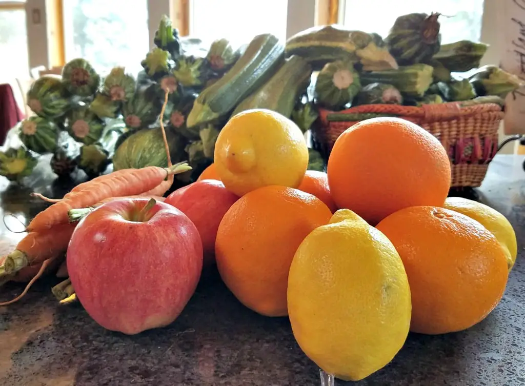 ingredients for zucchini carrot ginger marmalade