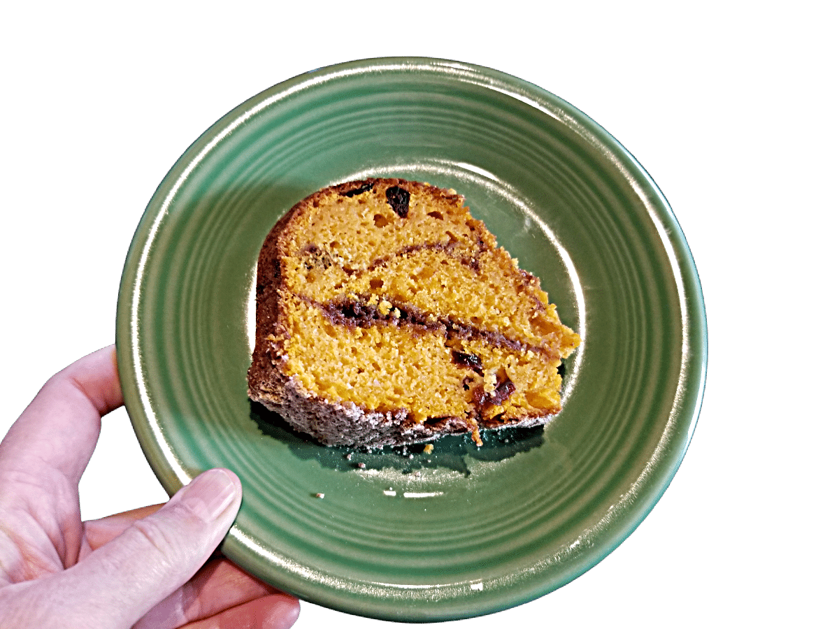 slice of bundt cake