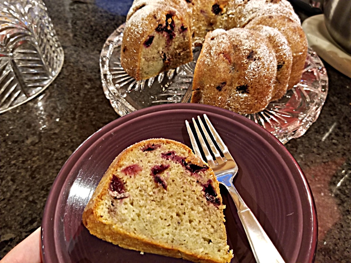 cherry lemon bundt cake