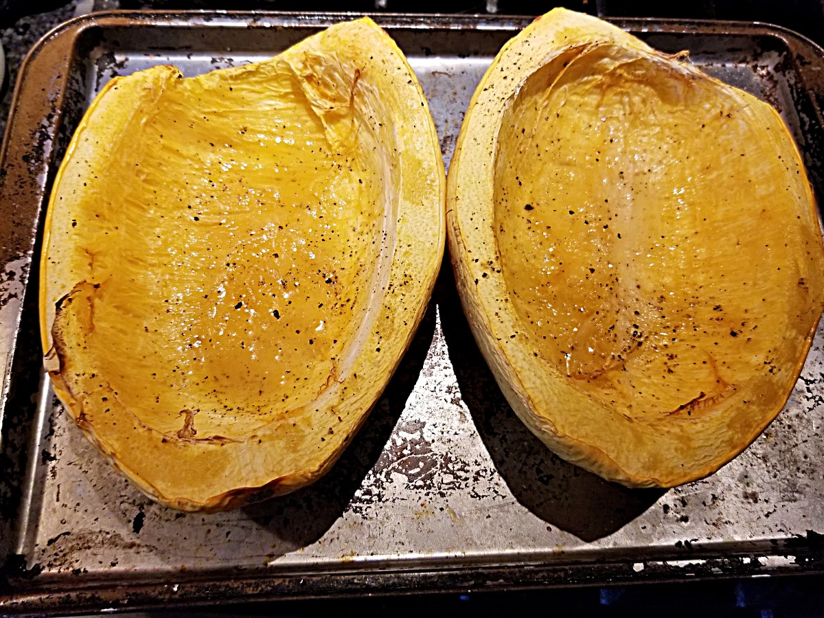 bake spaghetti squash