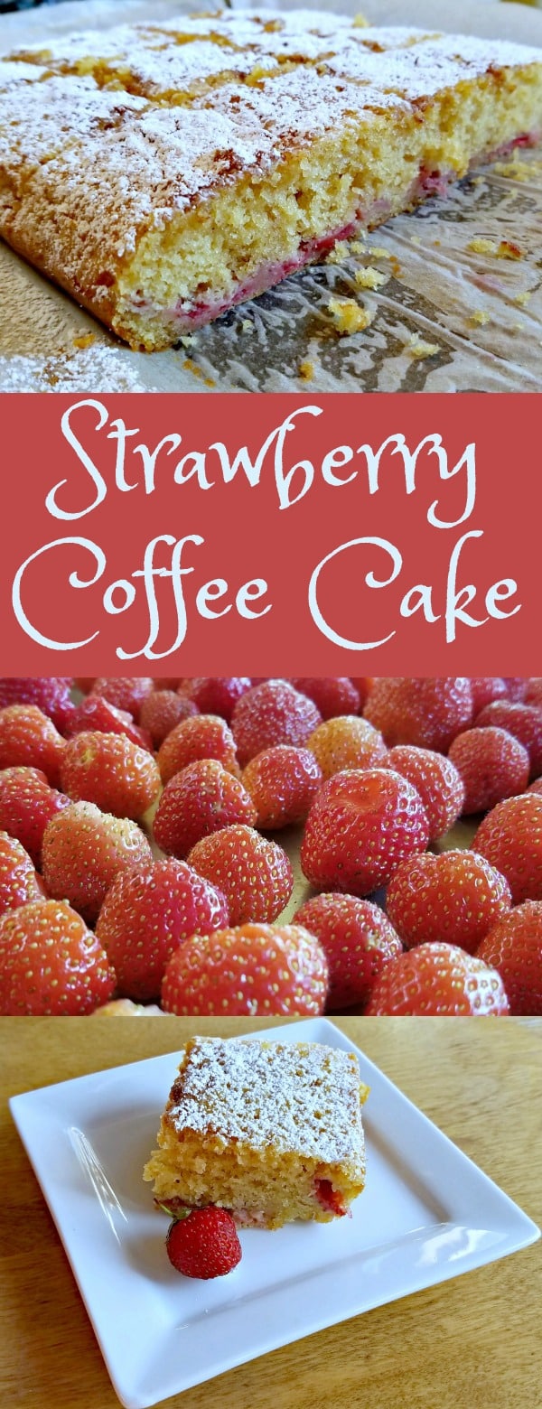 Strawberry Coffee Cake, coffee cake recipe, strawberries