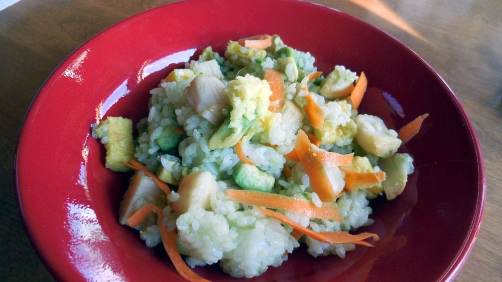 sushi salad