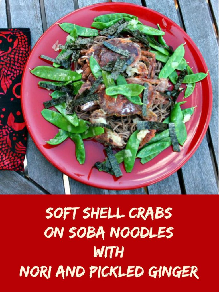 Soft Shell Crabs on Soba Noodles with Nori and Pickled Ginger, Try the World, subscription box, sponsored