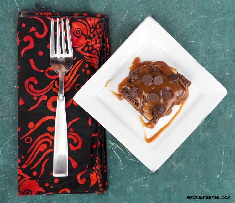 Turtle Brownies, brownie recipe