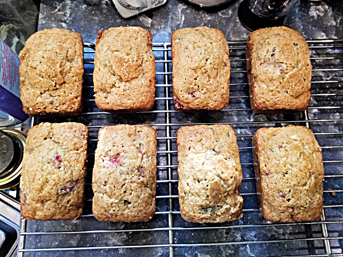 Zucchini Raspberry Breads and Bites